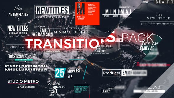 Download Transitions Pack - FREE Videohive ⋆ Free After Effects Templates Library