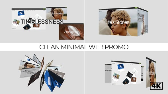 Clean Minimal Web Promo