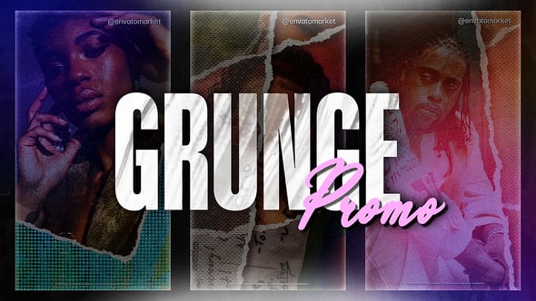 Grunge Vertical Paper Promo