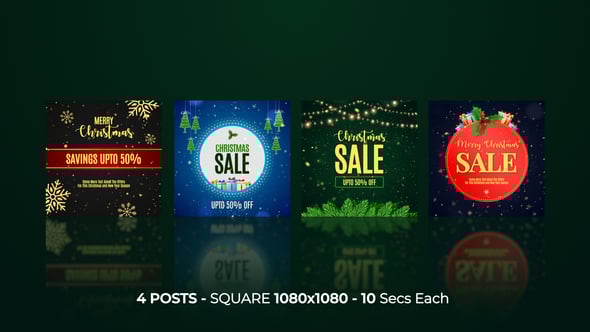 Christmas Sale Instagram Posts