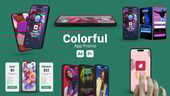 Colorful App Promo