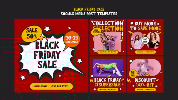 Black Friday Social Media Post Template