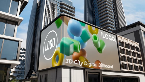 3D City Digital Billboard