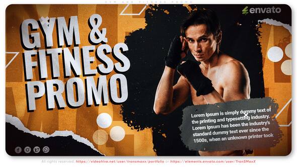 Gym and Fitness Promo