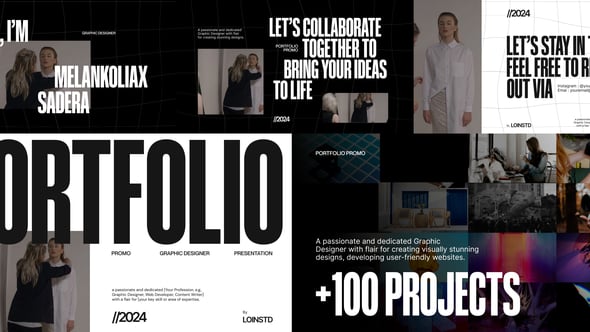 Portfolio Promo After Effects Template