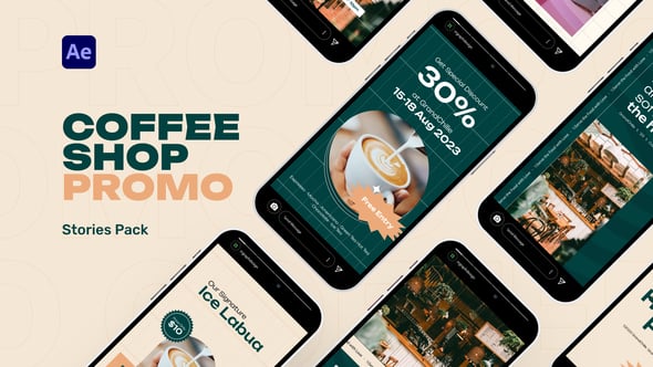 Coffee Shop Promo Stories Pack