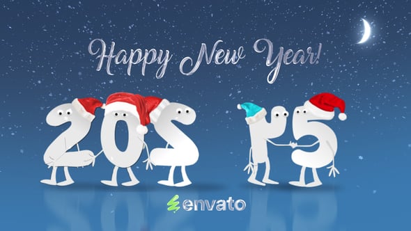 New Year Cartoon 2025 | After Effects