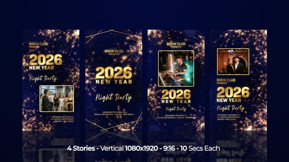 New Year Instagram Stories