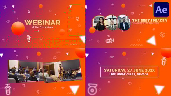 Online Webinar Promo for After Effects