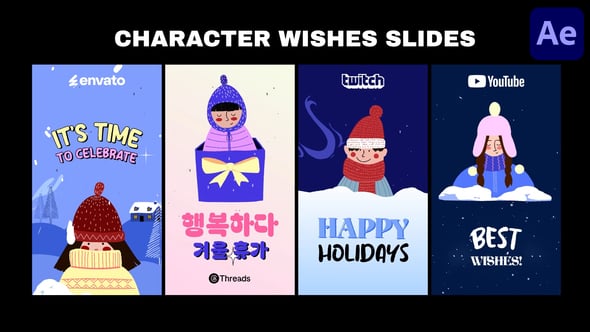 Characters Wishes Kids Stories | After Effects