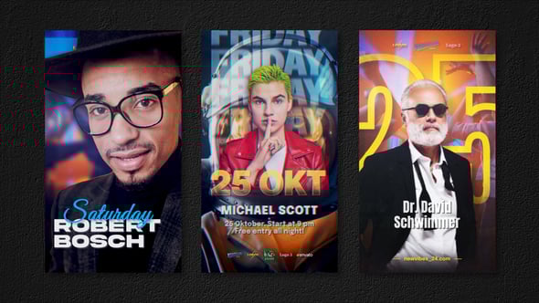 Instagram Reels Event Party Flyers. Part 1