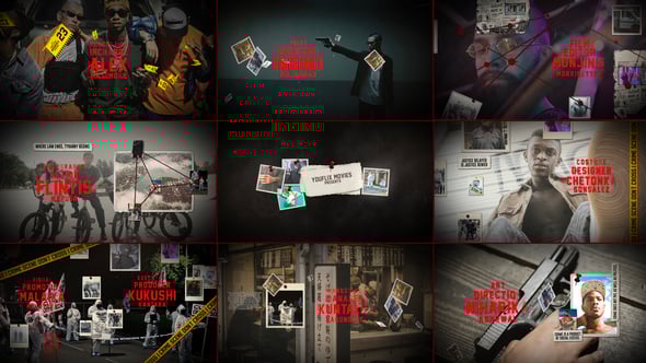 Crime Title Sequence