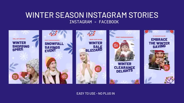 Winter Season Instagram Stories