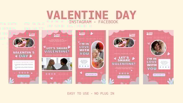 Valentine Day Instagram Stories
