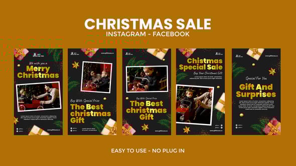 Christmas instagram stories