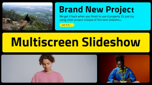 Colorful Multiscreen Slideshow