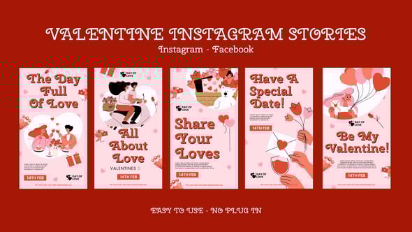 Valentine Day Instagram Stories
