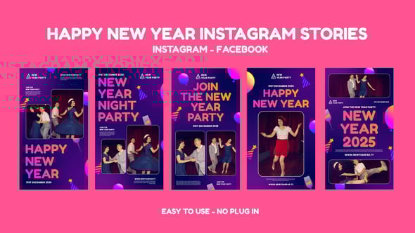 Happy New Year Instagram Stories