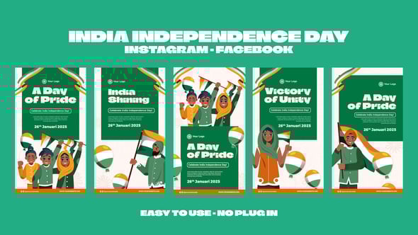 India Independence Day Instagram Stories