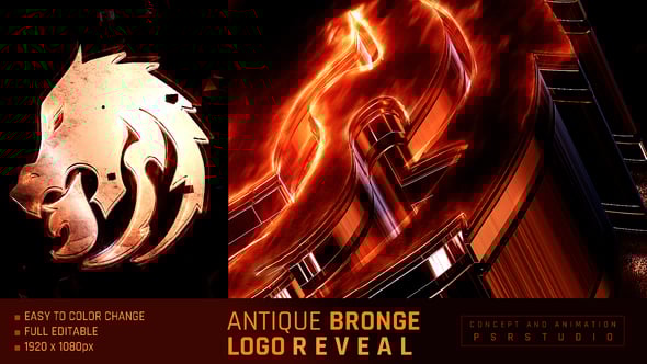 Antique Bronge Logo Reveal