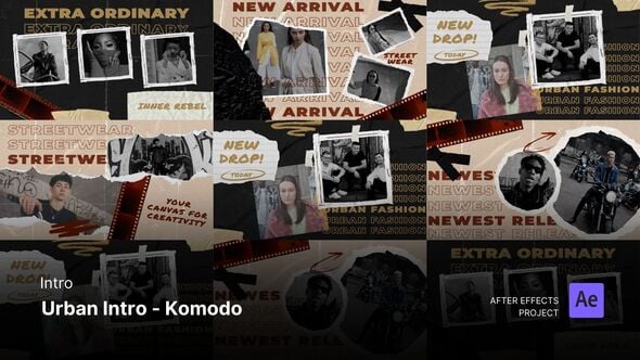 Intro/Opening – Urban Intro Komodo After Effects Project Files