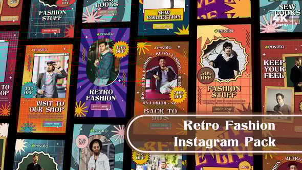 Retro Commercial Instagram Stories Pack
