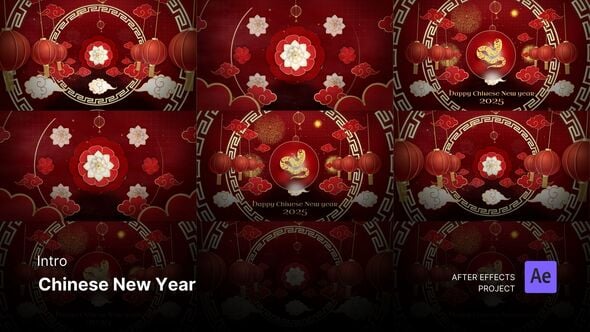 Intro/Opening – Chinese New Year After Effects Project Files