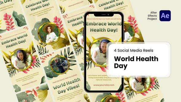 Social Media Reels – World Health Day After Effect Templates