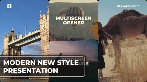 Multiscreen Slideshow | Split Screen Opener
