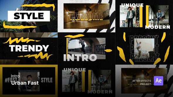 Intro/Opening – Urban Fast After Effects Project Files
