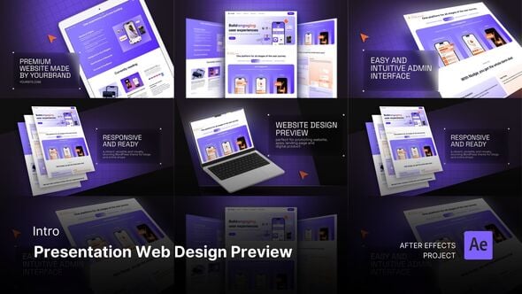 Intro/Opening – Presentation Web Design Preview After Effects Project Files