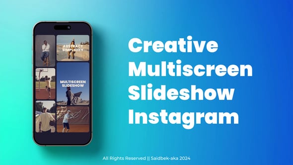 Multiscreen Instagram Slideshow