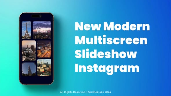 Multiscreen Instagram Slideshow