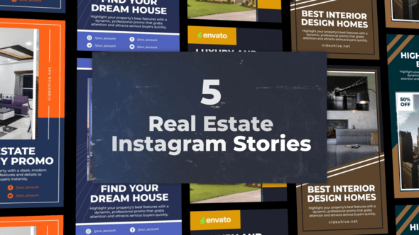 5 Real Estate Instagram Pack