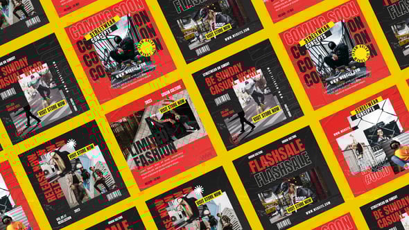 Glamorous Streetwear Fashion Instagram Post