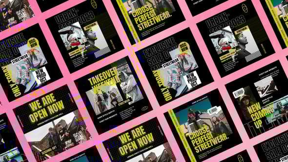 Puzzle Urban Streetwear Fashion Media Post