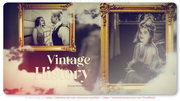 Retro Frames – Cloudy Slideshow
