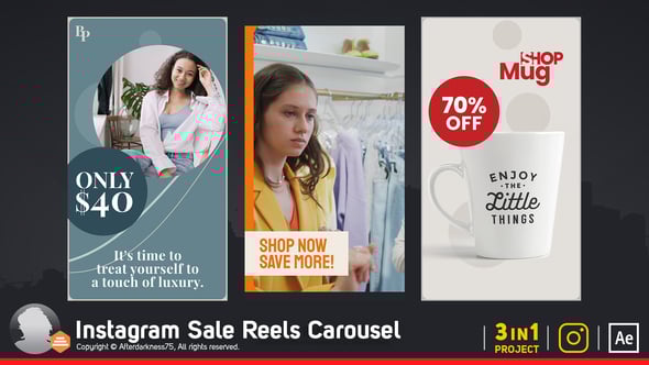 Instagram Sale Reels Carousel
