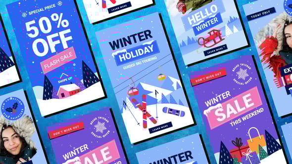 Winter Frost Snow Instagram | Christmas Holidays Reels 1