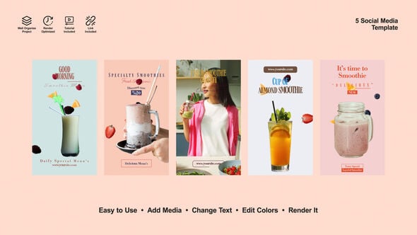 Smoothie Instagram Stories