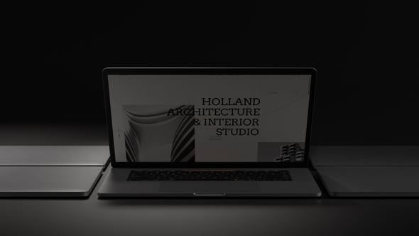 Website Promo Laptop Mockup