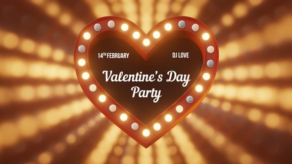 Valentine’s Day Light Sign